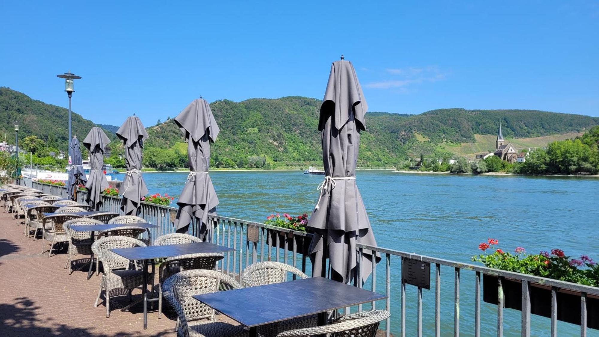 Urlaub Am Rhein, Ferienwohnung Mit Garten Boppard Eksteriør bilde