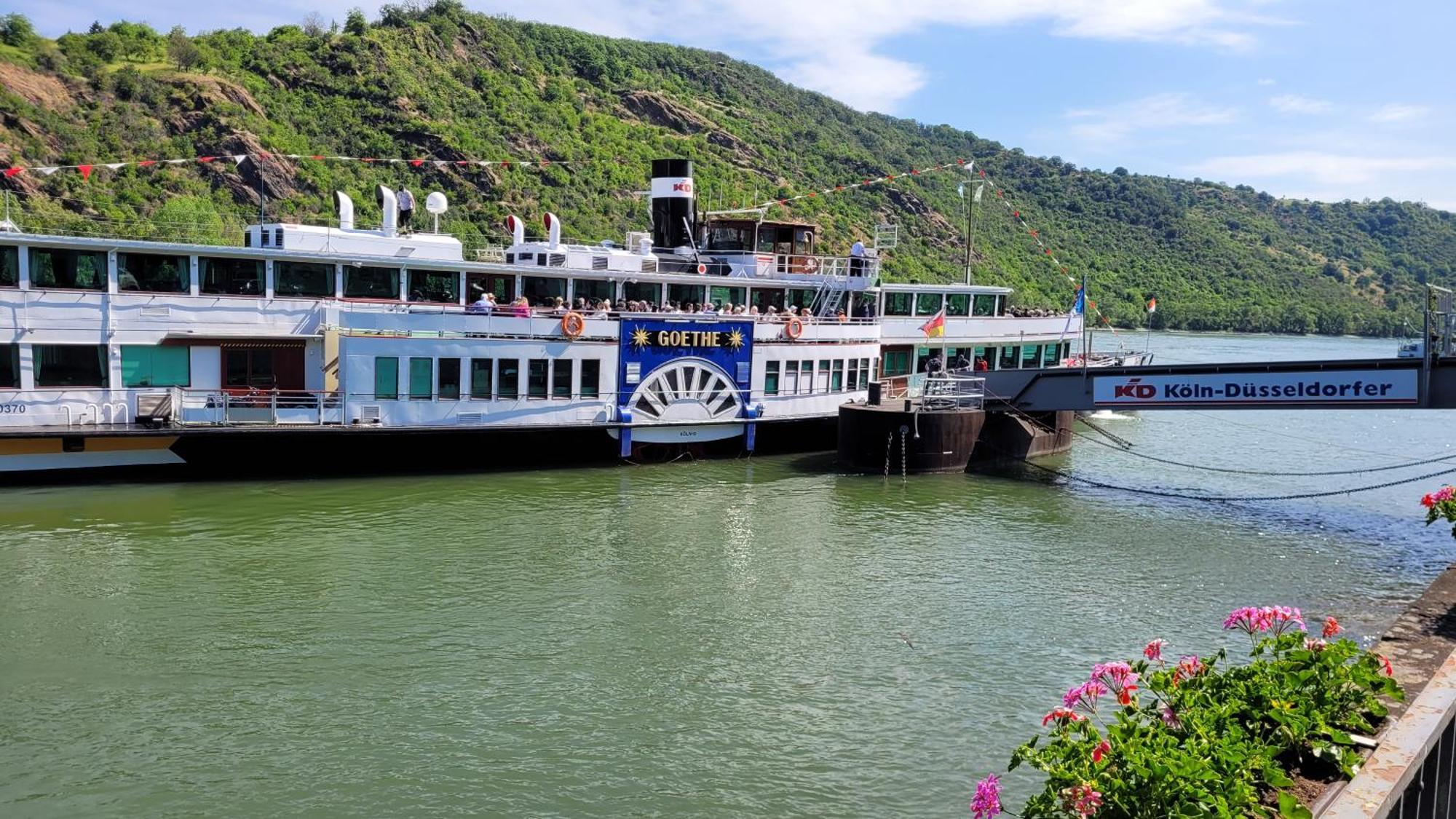 Urlaub Am Rhein, Ferienwohnung Mit Garten Boppard Eksteriør bilde